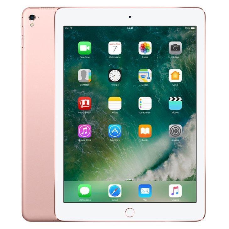 iPad Pro Apple, Tela Retina 9.7”, 128GB, Ouro Rosa, Wi-Fi